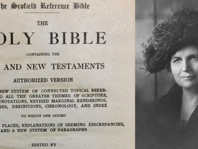Grace Livingston Hill and picture of inside Scofield Bible