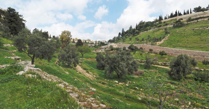 Gehenna (Hinnom) Valley near the Old City in Jerusalem